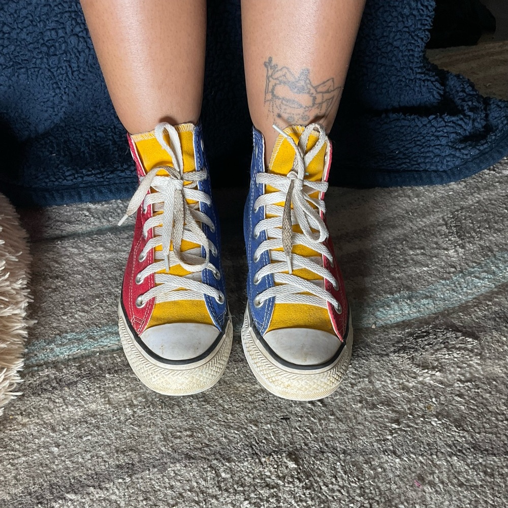 Primary color converse- no longer sold!